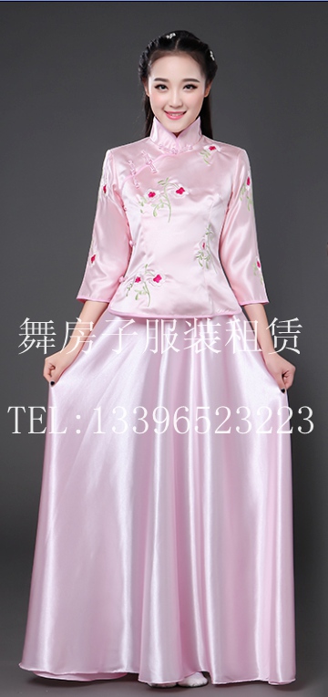 杭州民国小姐服装秀禾服出租演出服装出租